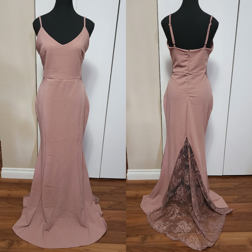 Le Chateau Lace Mermaid Gown